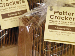 Potter's Caraway Rye Organic Crackers