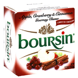 Apple Cranberry Cinnamon Boursin Cheese Spread